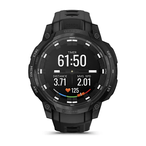 Garmin Instinct Crossover Smartwatch Amoled Black Band