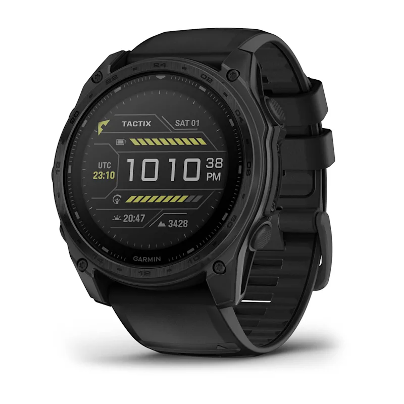 Garmin Tactix 8 Watch Solar Elite Black Nylon Silicone 51mm