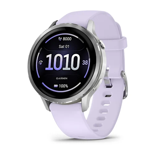 Garmin Venu 4 Smartwatch Periwinkle Silicone Band 41mm