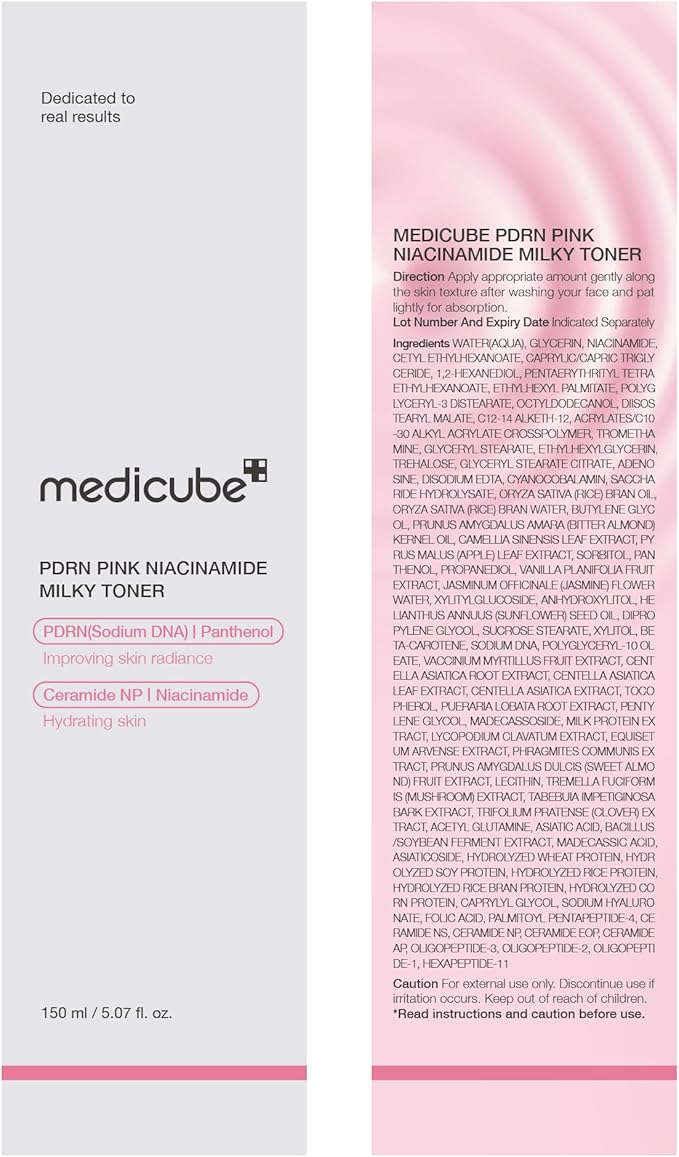 Medicube Pdrn Pink Niacinamaide Milky Toner 150 ml