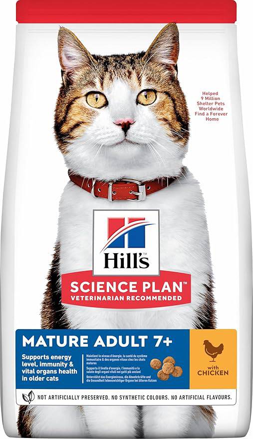 Hill's Science Plan Chicken Mature Adult +7 Cat Food - 3 kg