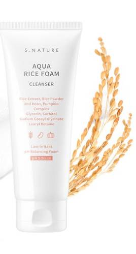 S.Nature Aqua Rice Foam Cleanser - 80 ml