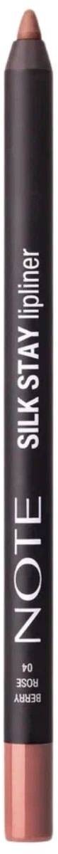 Note Silk Stay Lipliner 04 Berry Rose