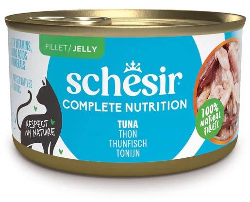 Schesir Tuna In Jelly Cat Food - 85 gm