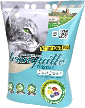 Tranquille Crystal Health Monitoring Cat Litter - 4 l