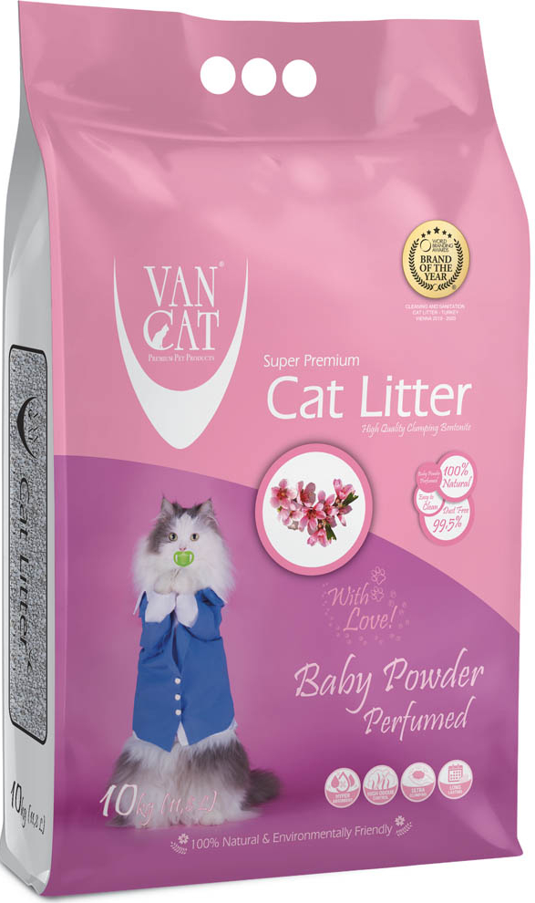 Van Cat Litter Baby Powder - 10 kg