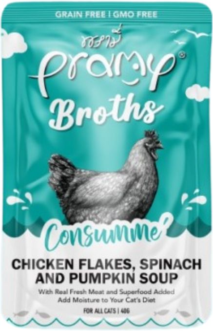 Pramy Chicken Spinach Pumpkin Soup - 40 gm
