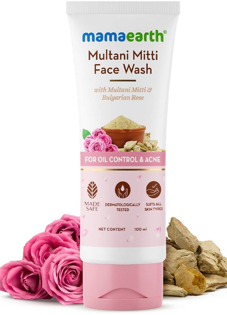 Mamaearth Multani Mitti Face Wash 100 Ml