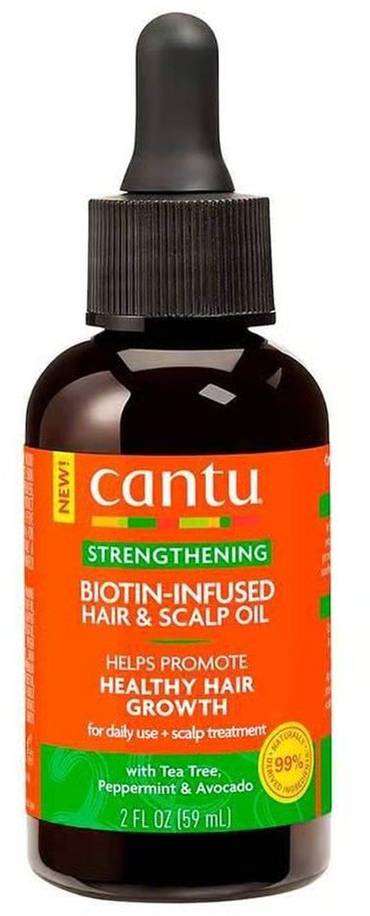 Cantu Strength Biotin-Infused Hair & Scalp Oil - 3.2 Oz