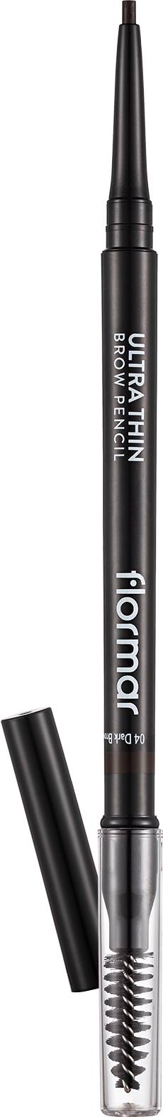 Flormar Ultra Thin Brow Pencil D.Brown 004