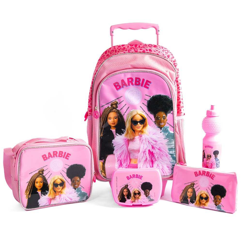 Nova Barbie 18inch Trolley Bag Set
