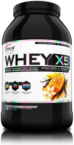 Genius Nutrition Whey X5 Vanilla-Honey - 60 Servings