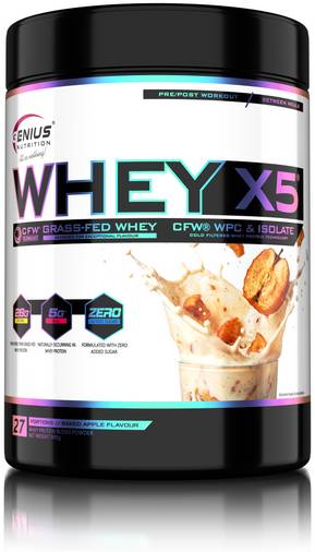 Genius Nutrition Whey X5 Baked Apple - 27 Servings