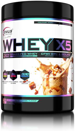 Genius Nutrition Whey X5 Salted Caramel - 27 Servings