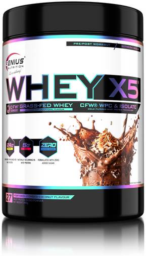 Genius Nutrition Whey X5 Choco Coconut - 27 Servings