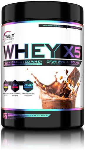 Genius Nutrition Whey X5 Choco Peanut - 27 Servings