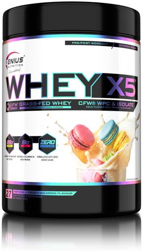 Genius Nutrition Whey X5 Macarons - 27 Servings