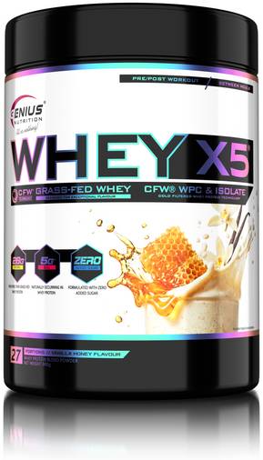 Genius Nutrition Whey X5 Vanilla Honey - 27 Servings
