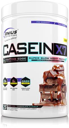 Genius Nutrition Casein X7 Protein - 750 gm