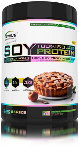 Genius Nutrition Soy Protein Isolate Apple Pie - 30 Servings