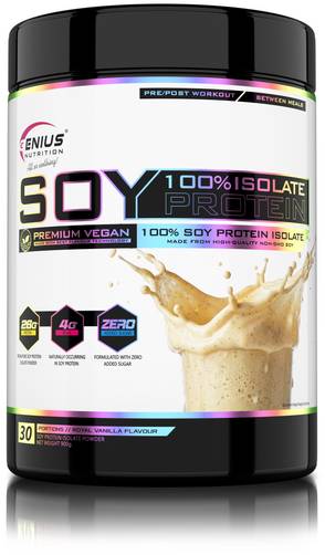 Genius Nutrition Soy Protein Isolate Vanilla - 30 Servings