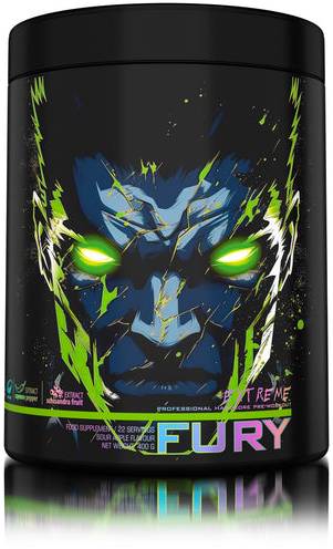 Genius Nutrition Fury Extreme Sour Apple - 22 Servings