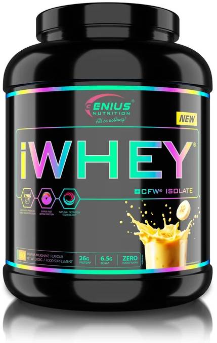 Genius Nutrition I Whey Isolate Banana Milkshake - 60 Servings