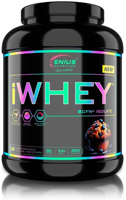 Genius Nutrition I Whey Isolate Blueberry Muffin - 60 Servings