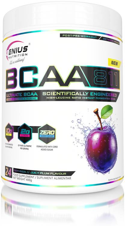 Genius Nutrition Bcaa811 Juicy Plum, 400 g