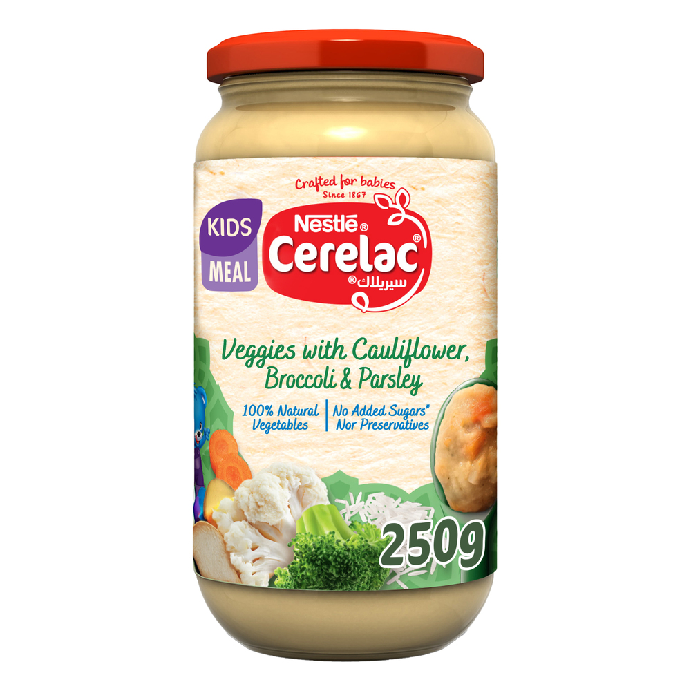 Cerelac Veggies, Cauliflower,Broccoli &Parsley 250g +6m
