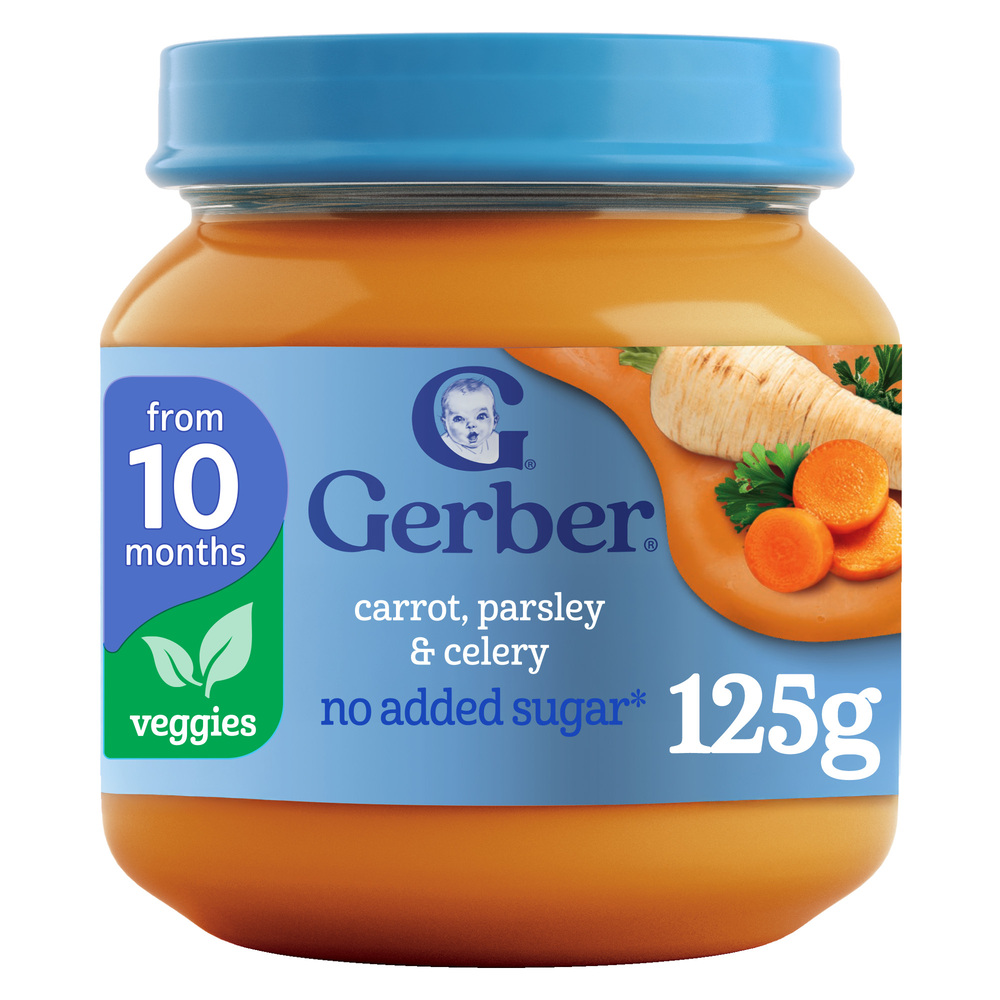 Gerber Veggies With Carrot, Parsley, Celery 125g+10m