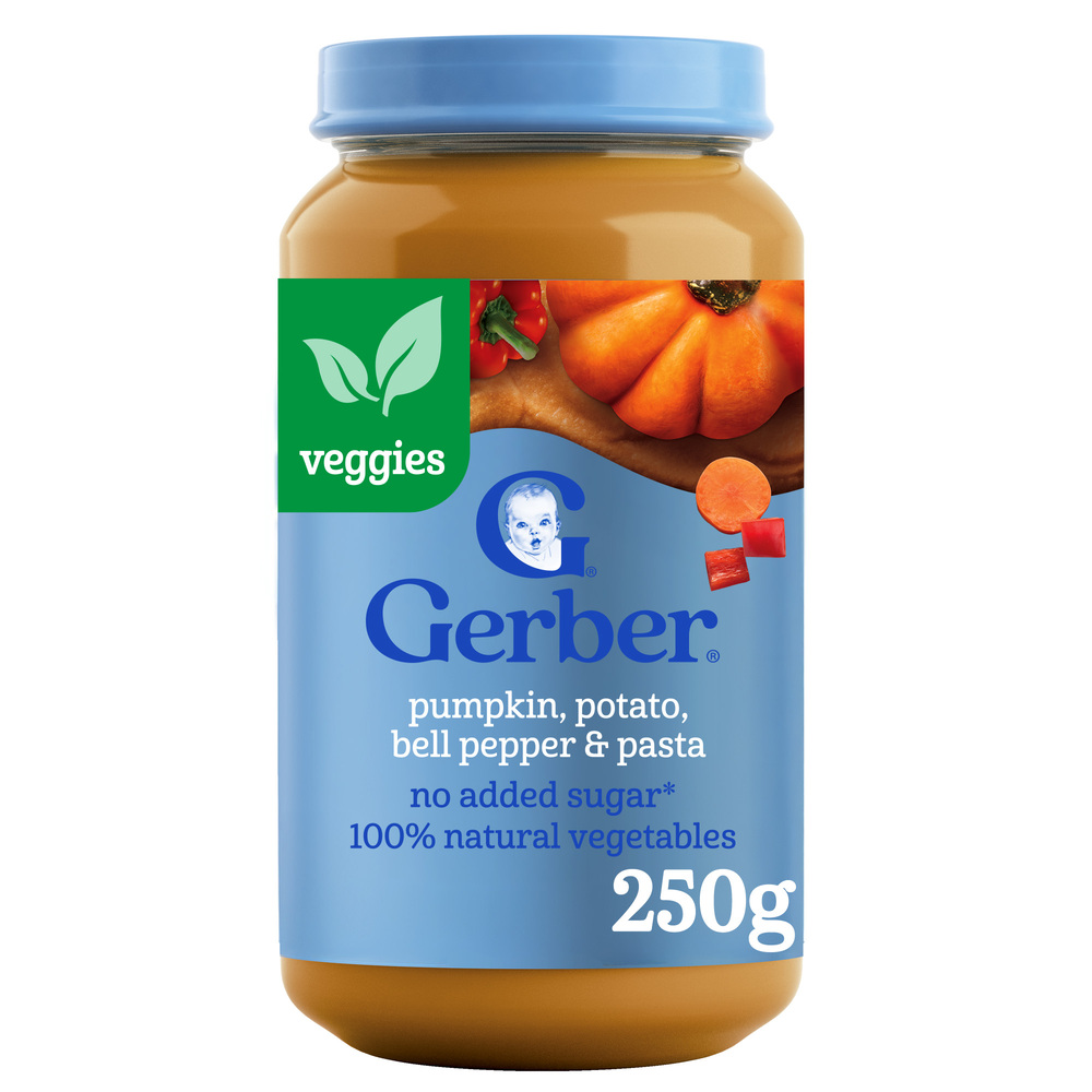 Gerber Pumpkin Potato Bellpepper Pasta 250g +3y
