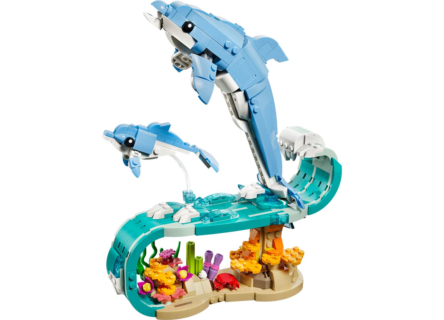 Lego Sea Animals Beautiful Dolphins 9+