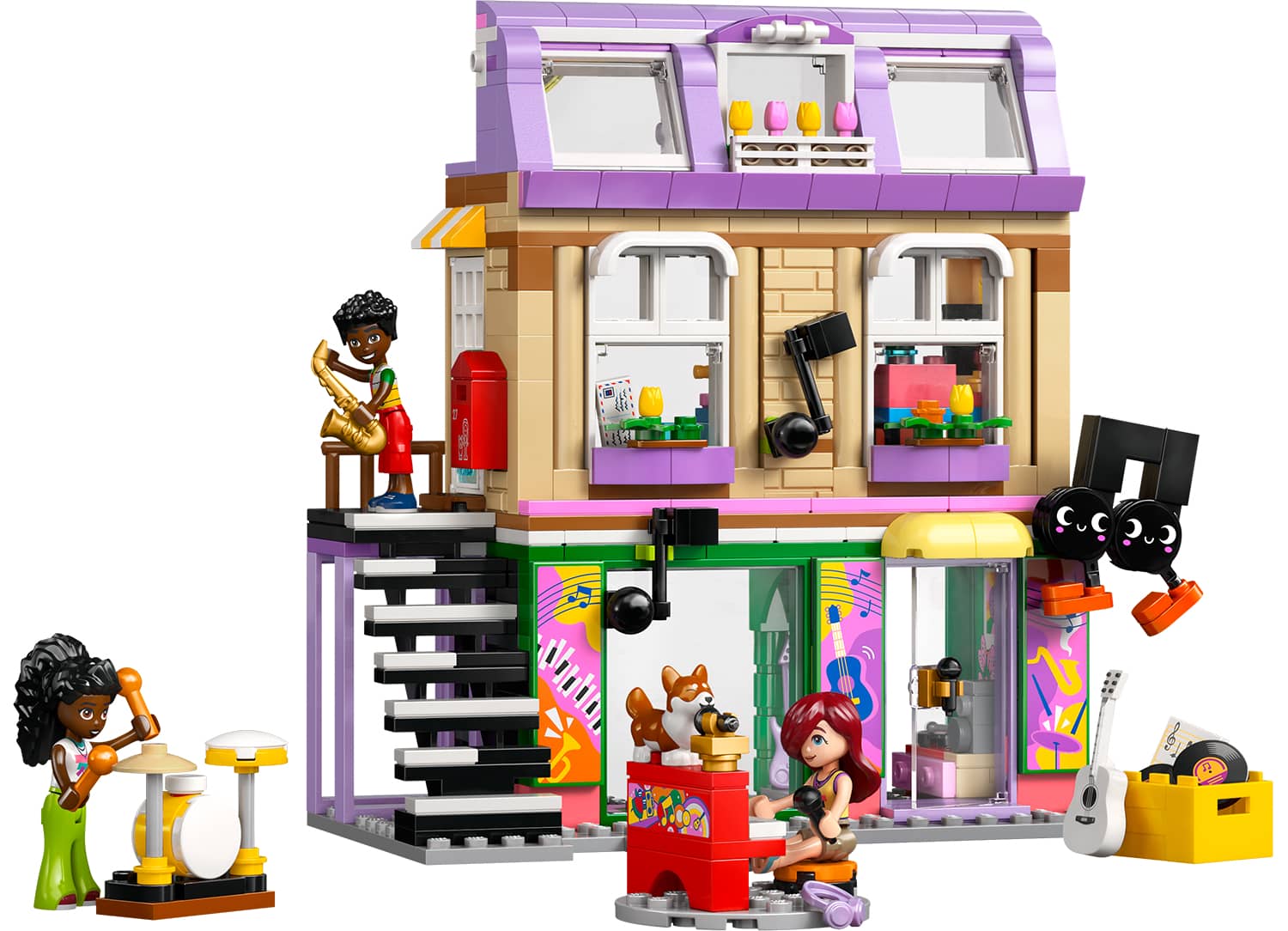 Lego Music Store & Apartment 7+