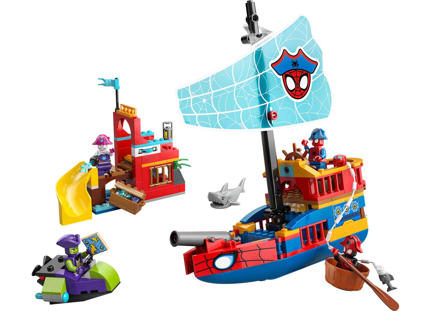 Lego Team Spidey Pirate Ship 4+