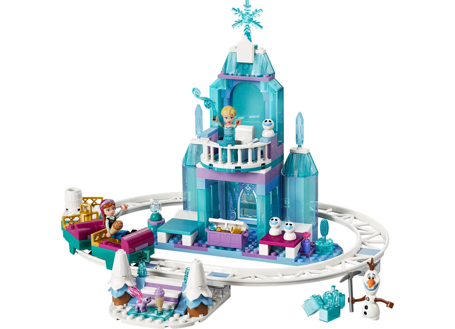 Lego Disney Elsa Ice Castle & Snow Ride Adventure 4+