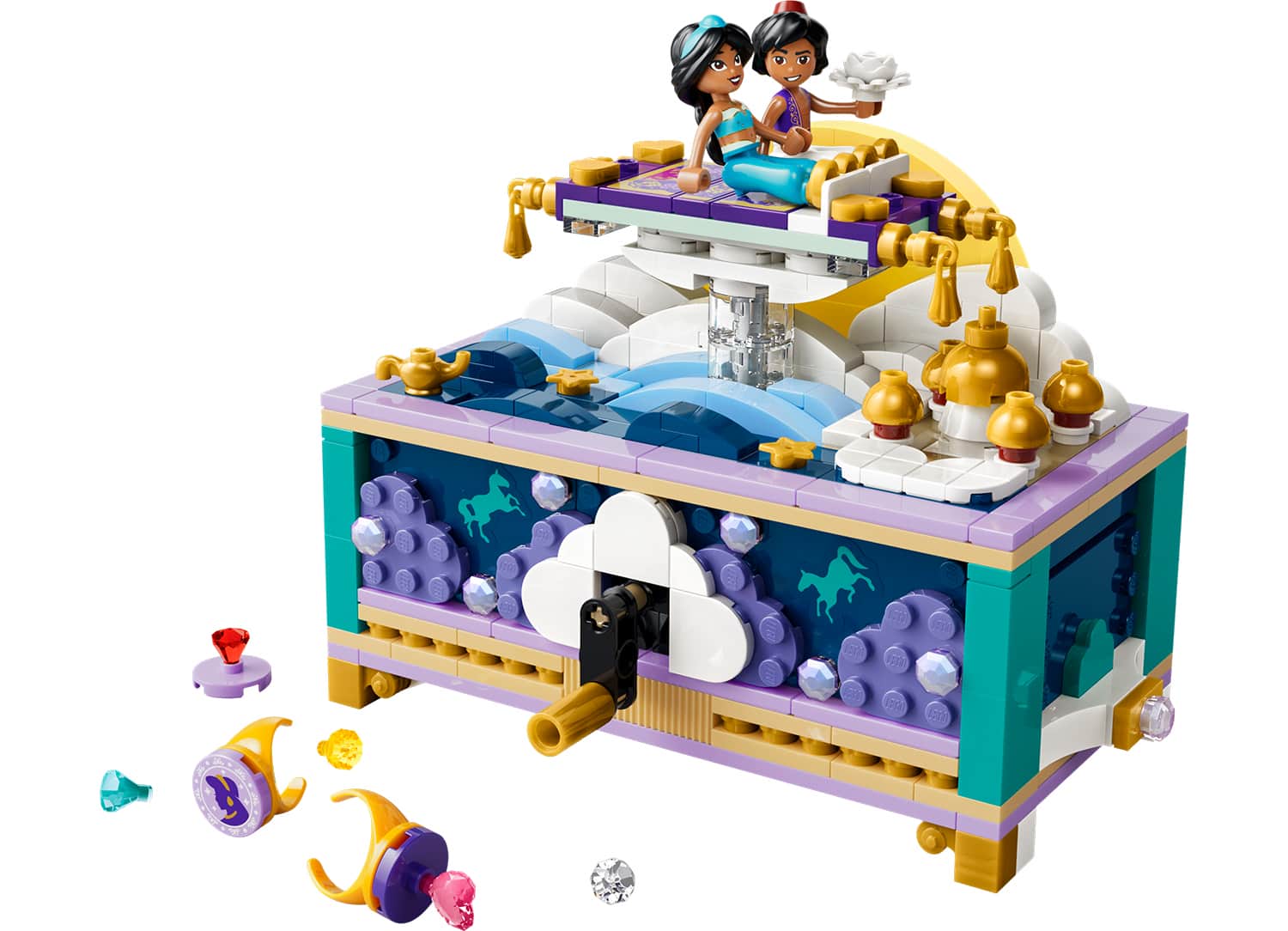 Lego Disney Jasmine Jewelry Box 6+