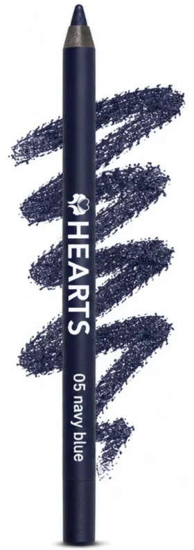 Hearts Waterproof Eyeliner Pencil Blue 05 1.2 g