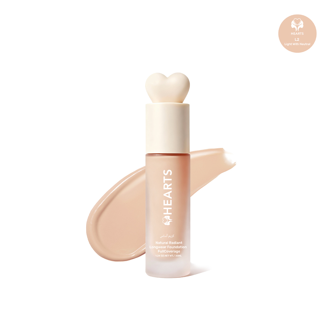 Hearts Natural Longwear Foundation L2 35 ml