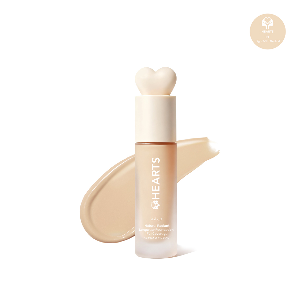 Hearts Natural Longwear Foundation L1 35 ml