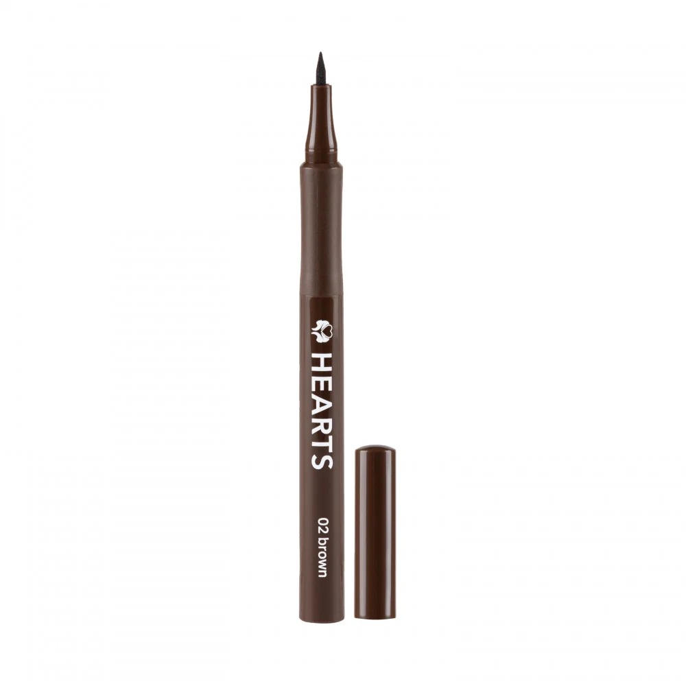 Hearts Liquid Eyebrow Pencil Dark Brown 02 - 1.0 ml