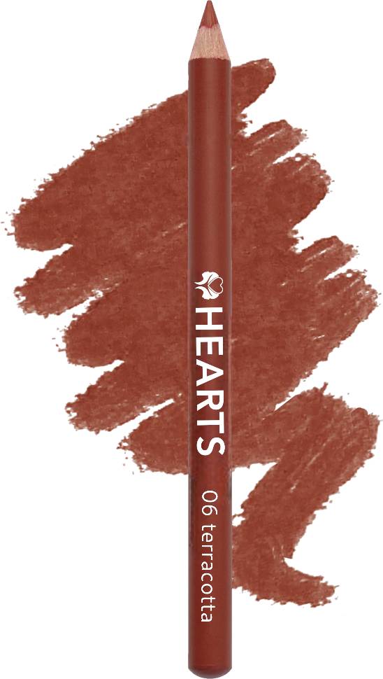 Hearts Lip Liner Terracotta 6