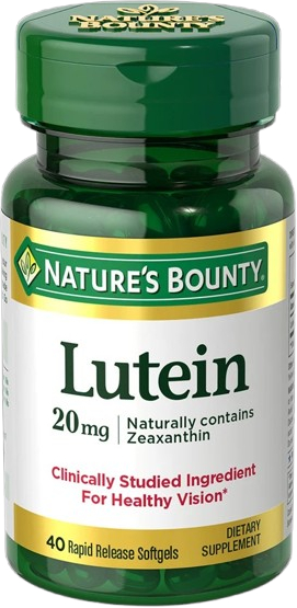 Nature's Bounty Lutein - 20 mg - 40 Softgel