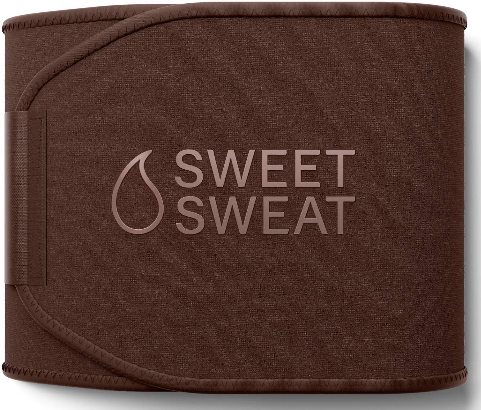 Sports Research,Sweet Sweat,Waist Trimmer,Medium,Black1 Belt