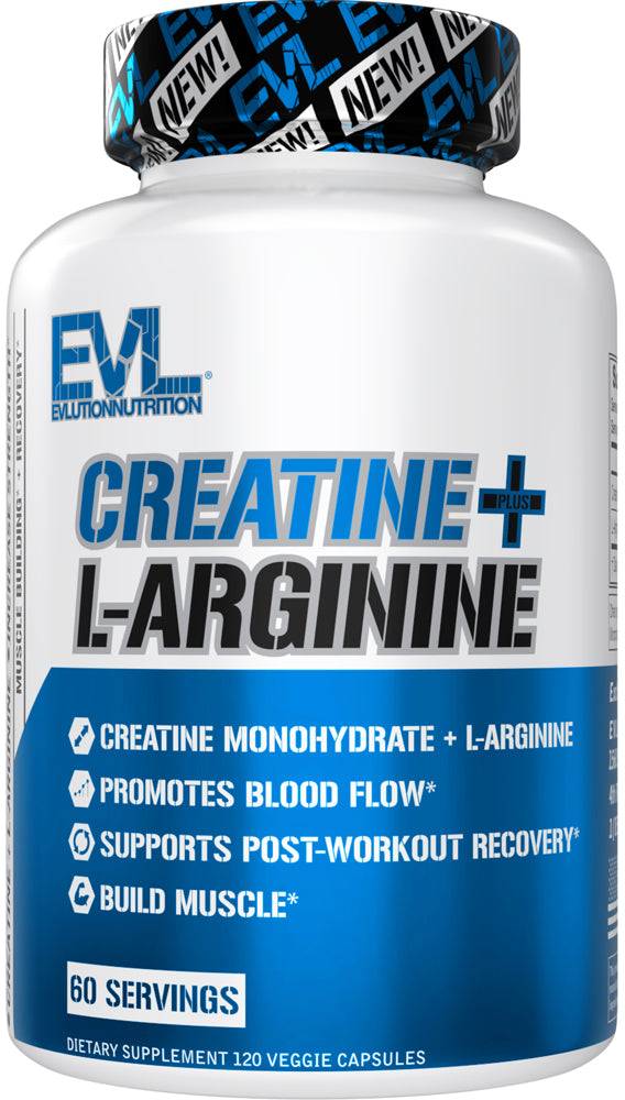 Evl, Creatine + L-Arginine 120 Count