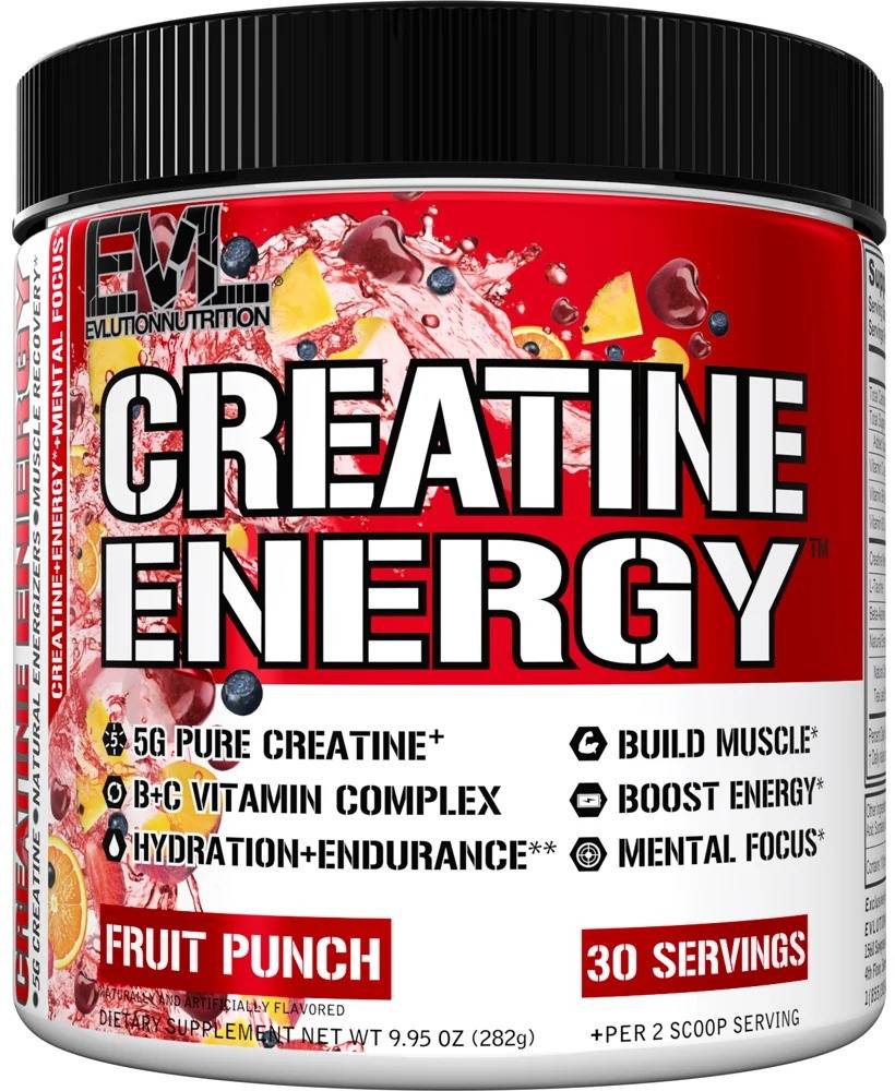 Evl, Creatine Energy Fruit Punch30 Serving