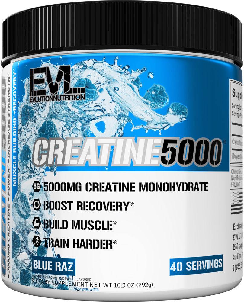 Evl, Creatine5000 Blue Raz40 Serving