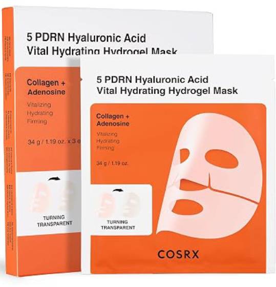 Cosrx 5pdrn Hyaluronicacid Vital Hydratng Hydrogel Mask 1 Pack