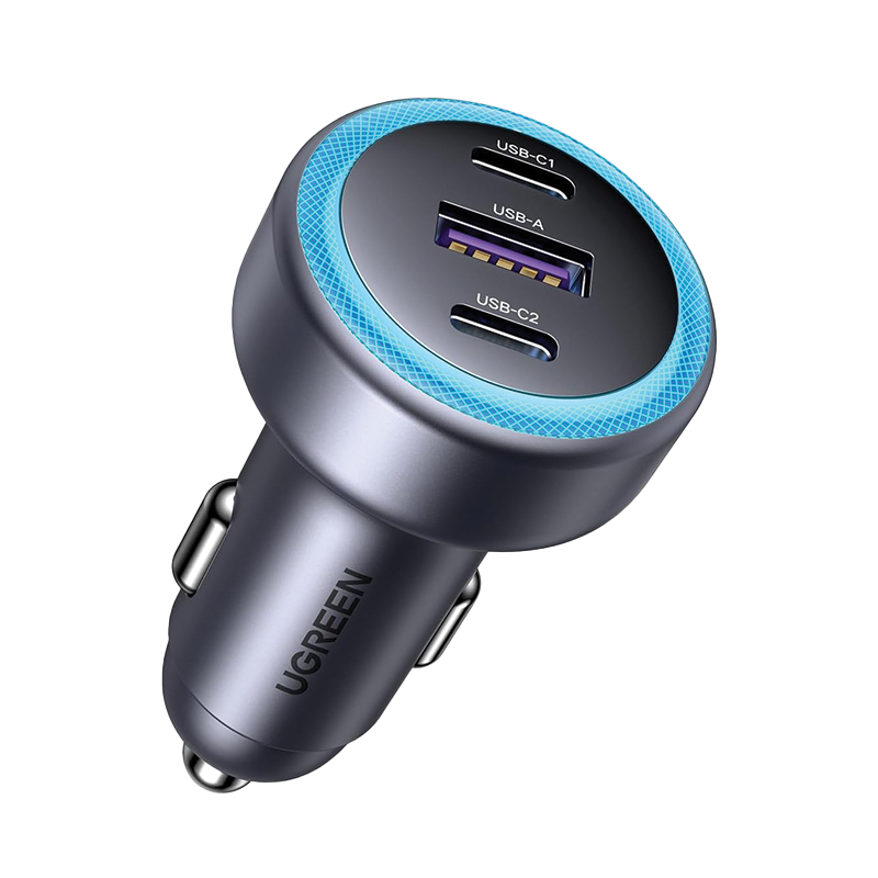 Ugreen 30w 3-Port Car Charger 2usb-C Pd+Usb-A 45843