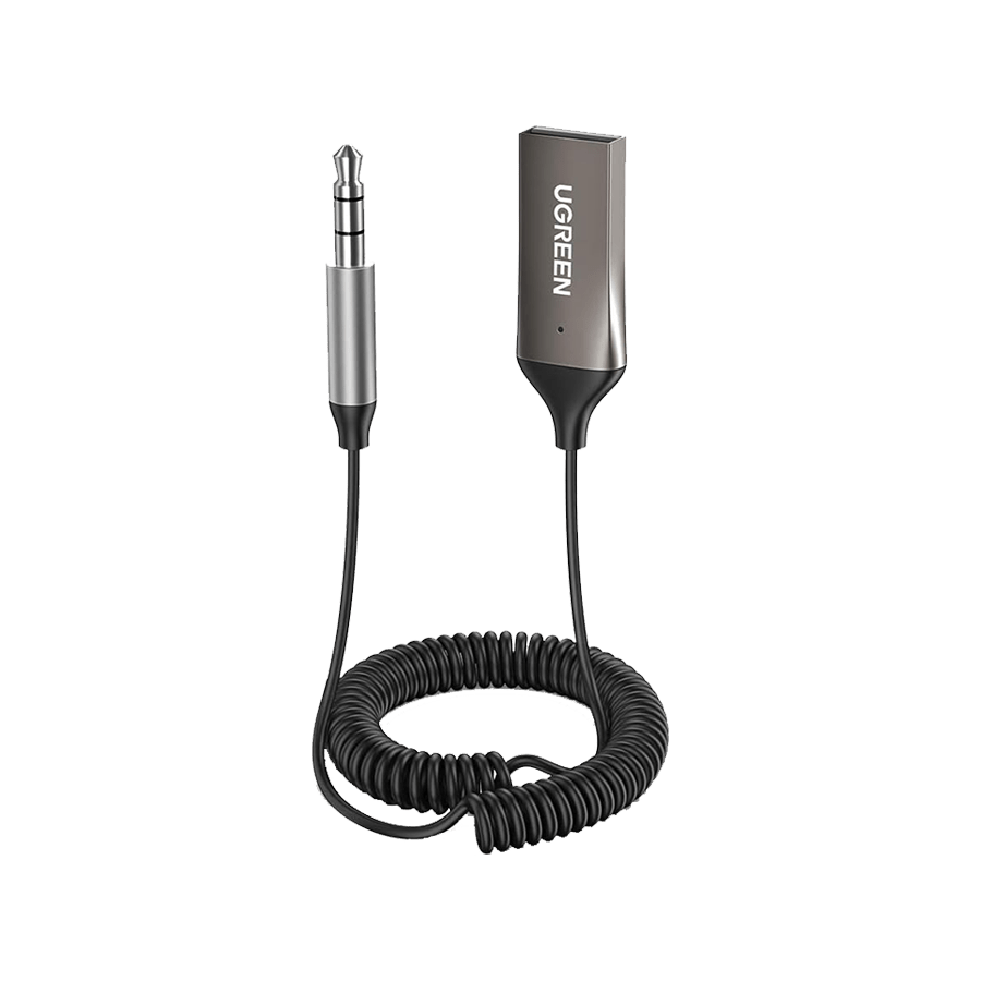 Ugreen Bluetooth Car Receiver Aux + Mic Space Gray 70601